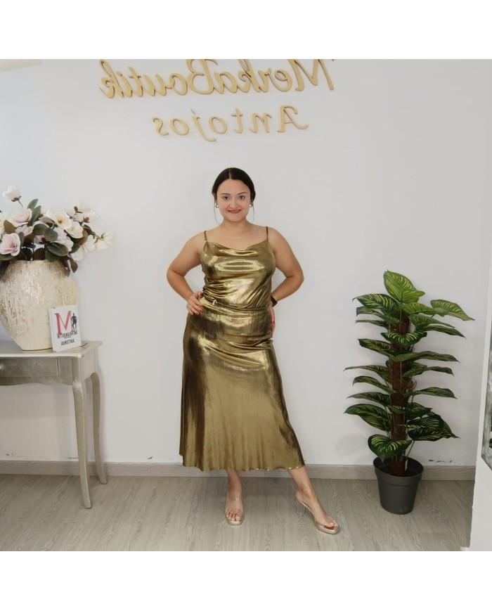 Conjunto Punto Canalé Lucía - Top y Falda