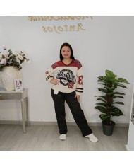 Sudadera CALIFORNIA MINI Oversize | Estilo Jersey Hockey | MerkaBoutik