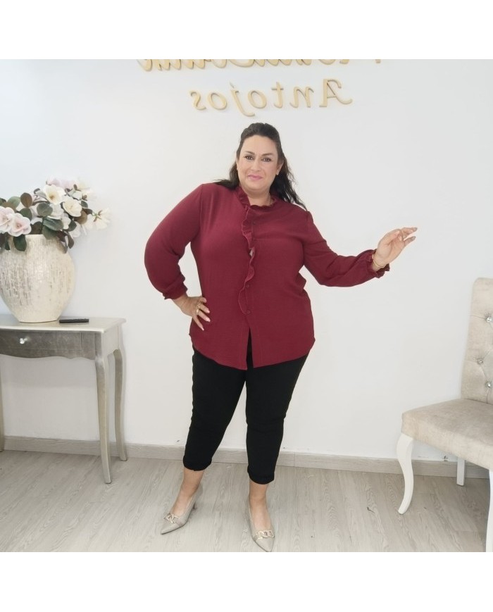 Comprar Camisa Real Lisa de Color Único | Tejido de Crepé Elegante