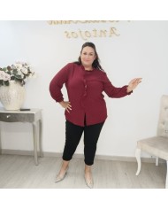 Comprar Camisa Real Lisa de Color Único | Tejido de Crepé Elegante