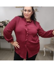 Comprar Camisa Real Lisa de Color Único | Tejido de Crepé Elegante