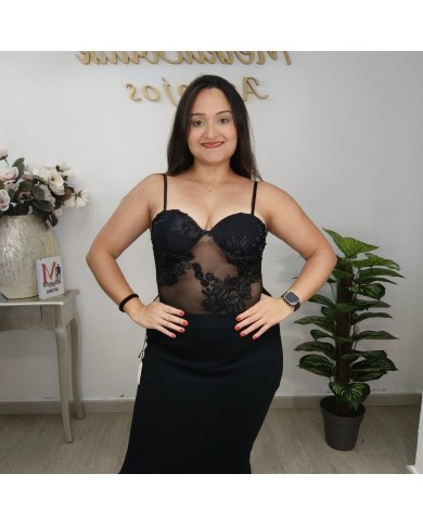 Body GASA ISABELA Bordado Floral | Lencería & Fiesta | Antojos