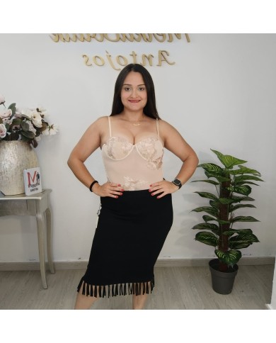 Body GASA ISABELA Bordado Floral | Lencería & Fiesta | Antojos