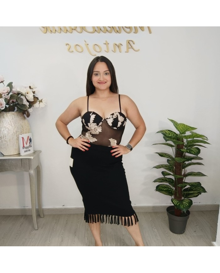 Body GASA ISABELA Bordado Floral | Lencería & Fiesta | Antojos Body GASA ISABELA Bordado Floral | Lencería & Fiesta | Antojos