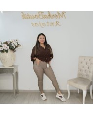 Leggins Pata de Gallo | Leggins de Punto Elastizado | MerkaBoutik