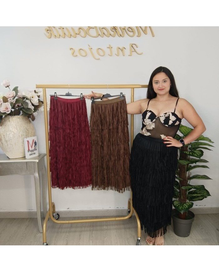 Falda de Flecos en Capas | Movimiento y Estilo de Fiesta