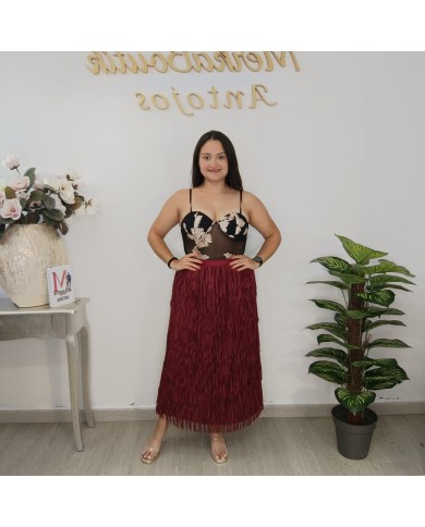 Falda de Flecos en Capas | Movimiento y Estilo de Fiesta