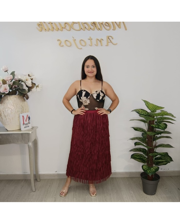 Falda de Flecos en Capas | Movimiento y Estilo de Fiesta