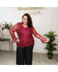 Blusa UNIKO de Encaje | Versátil y Elegante | MerkaBoutik Antojos