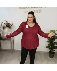 Blusa Belén Encaje/Guipur - Manga Larga - Varios Colores