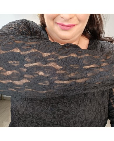 Blusa Belén Encaje/Guipur - Manga Larga - Varios Colores