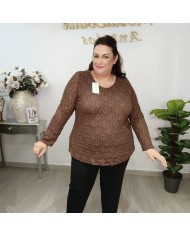 Blusa Belén Encaje/Guipur - Manga Larga - Varios Colores