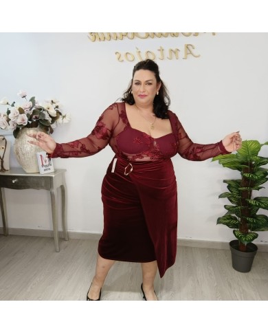 Body Solera Lencero - Transparencias y Bordados Florales