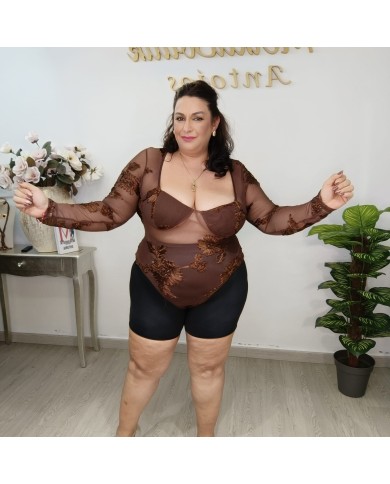 Body Solera Lencero - Transparencias y Bordados Florales