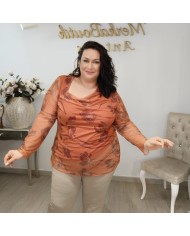 Blusa GASA ESTAMPADA Floral | Transparente y Fluida | Antojos