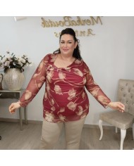 Blusa GASA ESTAMPADA Floral | Transparente y Fluida | Antojos