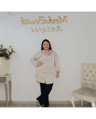 Camisa LARGA SATÉN | Blusón Oversize | MerkaBoutik Antojos