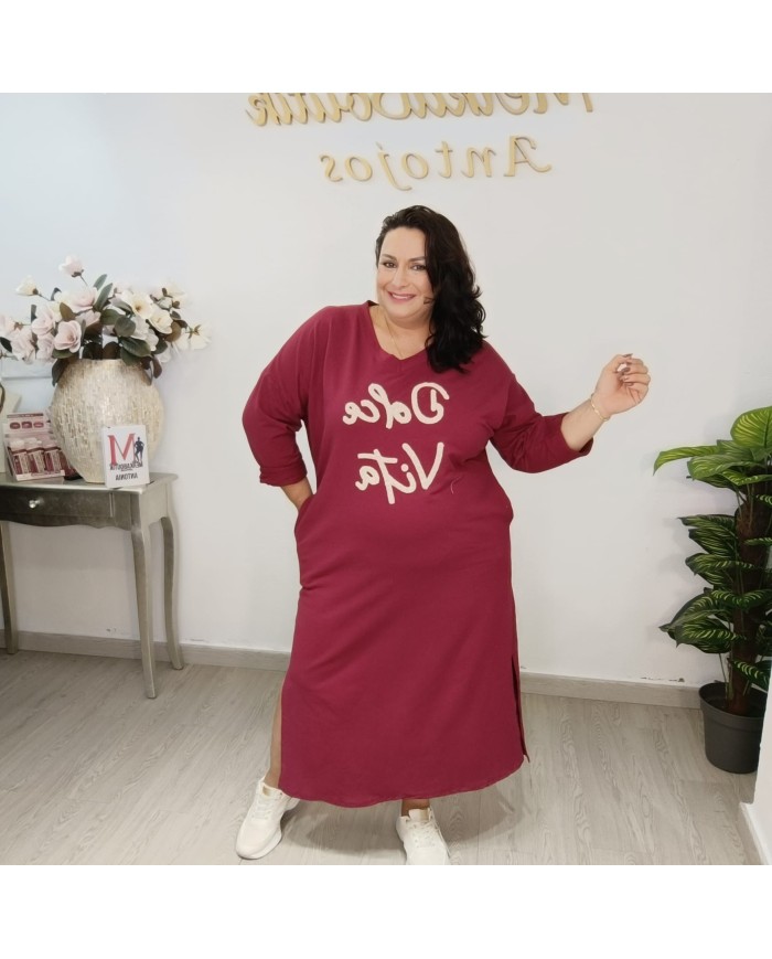 Vestido VITA Maxi | Oversize y Dolce Vita | MerkaBoutik Antojos