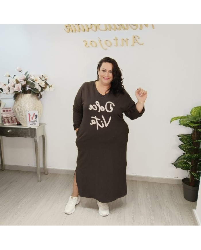 Vestido VITA Maxi | Oversize y Dolce Vita | MerkaBoutik Antojos