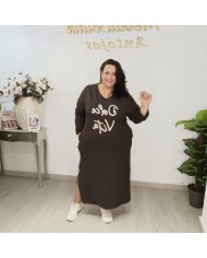 Vestido VITA Maxi | Oversize y Dolce Vita | MerkaBoutik Antojos