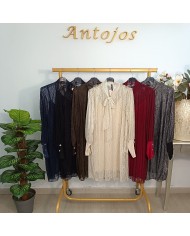 Vestido Encaje Velázquez | Mini Vestido Lazo Elegante | Antojos Vestido Encaje Velázquez | Mini Vestido Lazo Elegante | Antojos