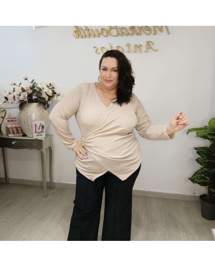 Jersey Erik Punto Fino - Cuello V - Bolsillos - Varios Colores