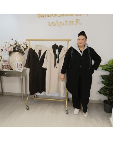 Chaquetón SPORT Capucha | Abrigo Largo Oversize | Antojos Chaquetón SPORT Capucha | Abrigo Largo Oversize | Antojos