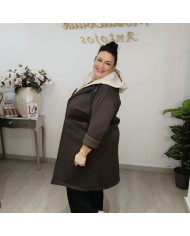 Chaquetón SPORT Capucha | Abrigo Largo Oversize | Antojos