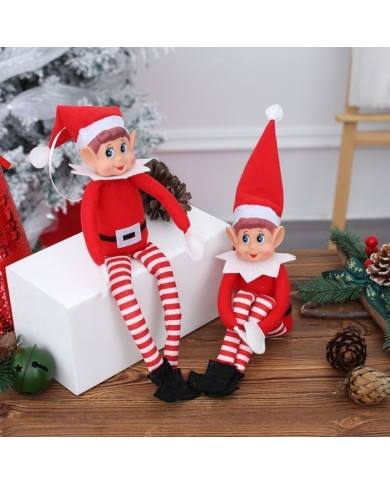 Elfo Navideño Decoración | Muñeco Articulado Árbol | Antojos