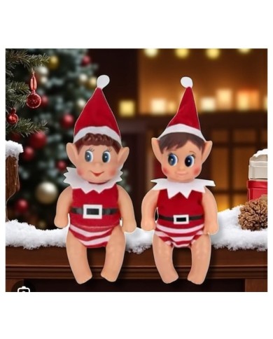 Elfo Navideño Bebé Decoración | Mini Muñeco Articulado | Antojos