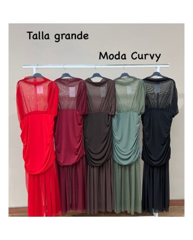 Vestido Saray Curvy | Tallas Grandes Elegantes | MerkaBoutik Antojos Vestido Saray Curvy | Tallas Grandes Elegantes | MerkaBoutik Antojos