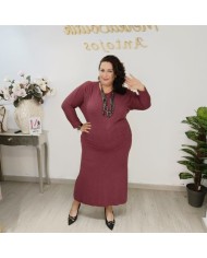 Conjunto Jersey y Falda de Punto Azucena | Chándal Casual Nude