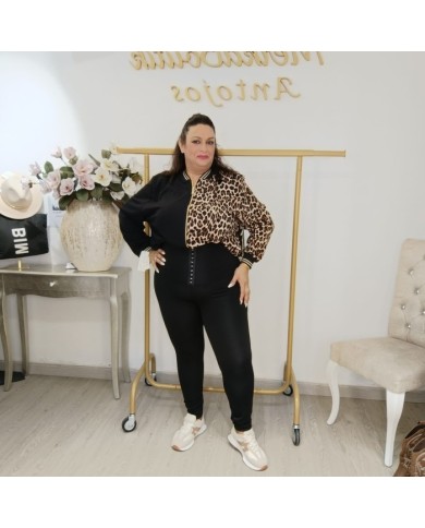 Leggins Moldeadores Corchete - Vientre Plano Negro Leggins Moldeadores Corchete - Vientre Plano Negro