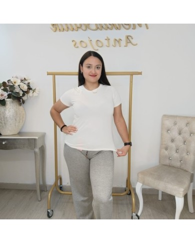 Camiseta Básica Algodón Mujer - Manga Corta Varios Colores