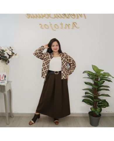 Chaqueta Antelina Cuadros | Cazadora Bomber Sastre | Antojos