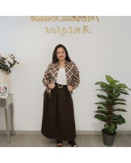 Chaqueta Antelina Cuadros | Cazadora Bomber Sastre | Antojos