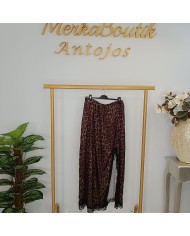 Falda Larga Seducción Print | Estampado Leopardo y Encaje | Antojos