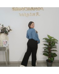 Pantalón Vaquero Negro 030 Tallas Grandes - Denim Recto Plus Size Pantalón Vaquero Negro 030 Tallas Grandes - Denim Recto Plus Size