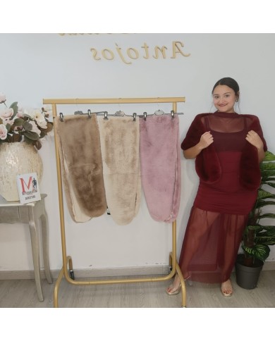 Estola Pelo Sintético de Fiesta - Accesorio Elegante y Suave