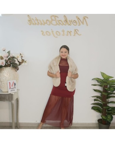 Estola Pelo Sintético de Fiesta - Accesorio Elegante y Suave