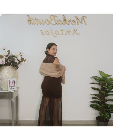 Estola Pelo Sintético de Fiesta - Accesorio Elegante y Suave