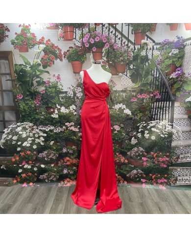 Vestido Fiesta Largo Italia Asimétrico - Invitada Boda