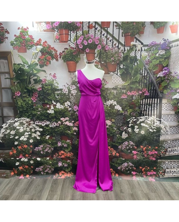 Vestido Fiesta Largo Italia Asimétrico - Invitada Boda