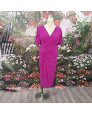 VESTIDO CLARISA | Drapeado, Aro y Varios Colores | Boda/Cóctel