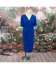 VESTIDO CLARISA | Drapeado, Aro y Varios Colores | Boda/Cóctel