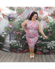 Vestido Andaluz Floral | Cóctel & Eventos | Tallas Grandes