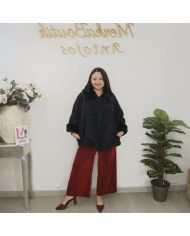 Abrigo GRAZALEMA Pelo Colores | Faux Fur Crudo & Rosa | ¡El más Suave!