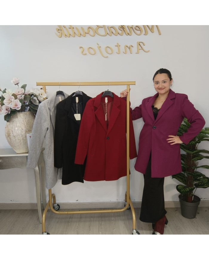 Abrigo Paño SATURNO | Sastre & Recto | Rojo, Negro, Gris y Burdeos