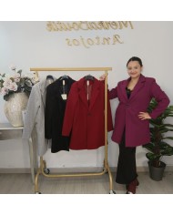 Abrigo Paño SATURNO | Sastre & Recto | Rojo, Negro, Gris y Burdeos