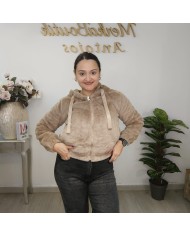 Bomber SIBERIA Pelo | Faux Fur & Crema | Negra, Crudo, Camel